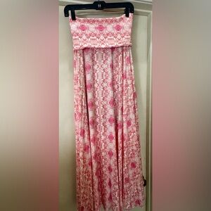 Victoria's Secret Pink and White tube Dress (size Small petite)